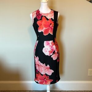 Calvin Klein floral dress. Size 2